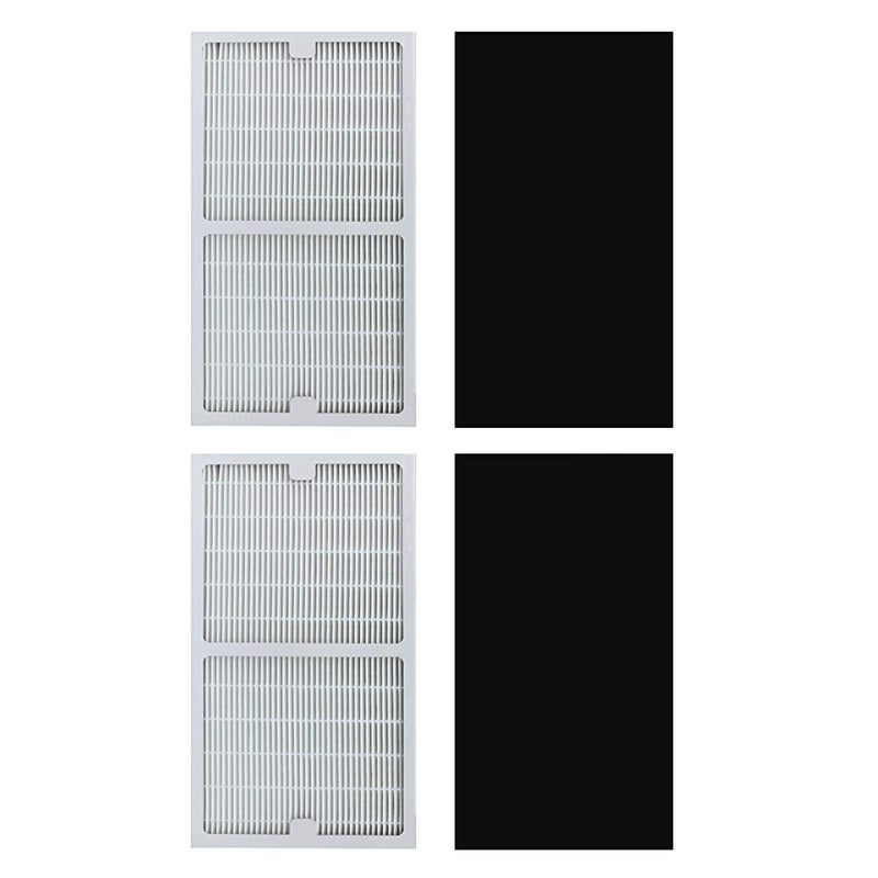 HALIEVE Replacement Idylis Air Purifier Filters C - 2 Pack Hepa & Carbon Filter Set for Idylis Air Purifiers IAP-10-280, IAP-10-200, Part # IAF-H-100C, IAFH100C - Image 1